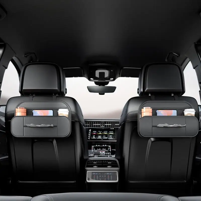 

Карманный органайзер для заднего сиденья автомобиля, многофункциональные автомобильные коробки для хранения и поддержания порядка, автомобильные аксессуары.