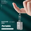 Exquisite Luggage Keychain Foldable Nail Cutter Stainless Steel Nail Clippers Rotary Toenail Fingernail Manicure Trimmer 4