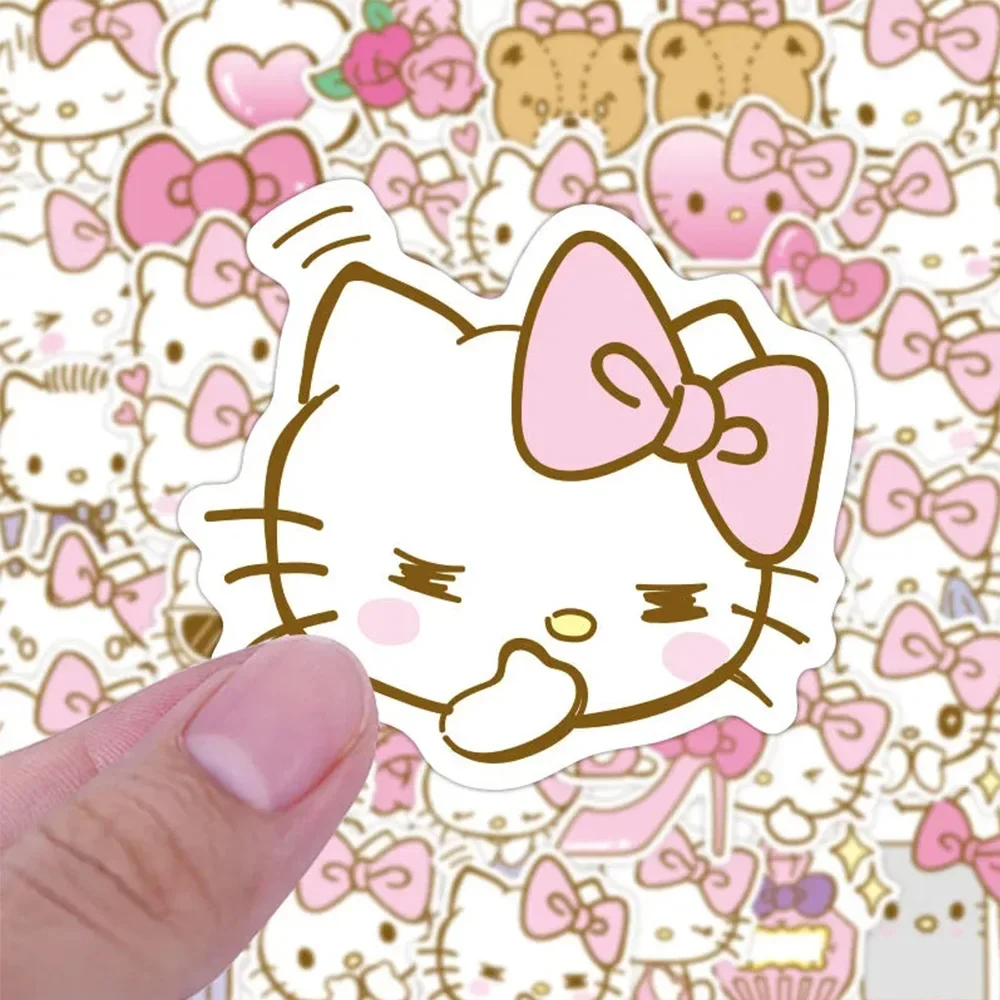 

Стикеры аниме Hello Kitty для девочек, 40 шт.