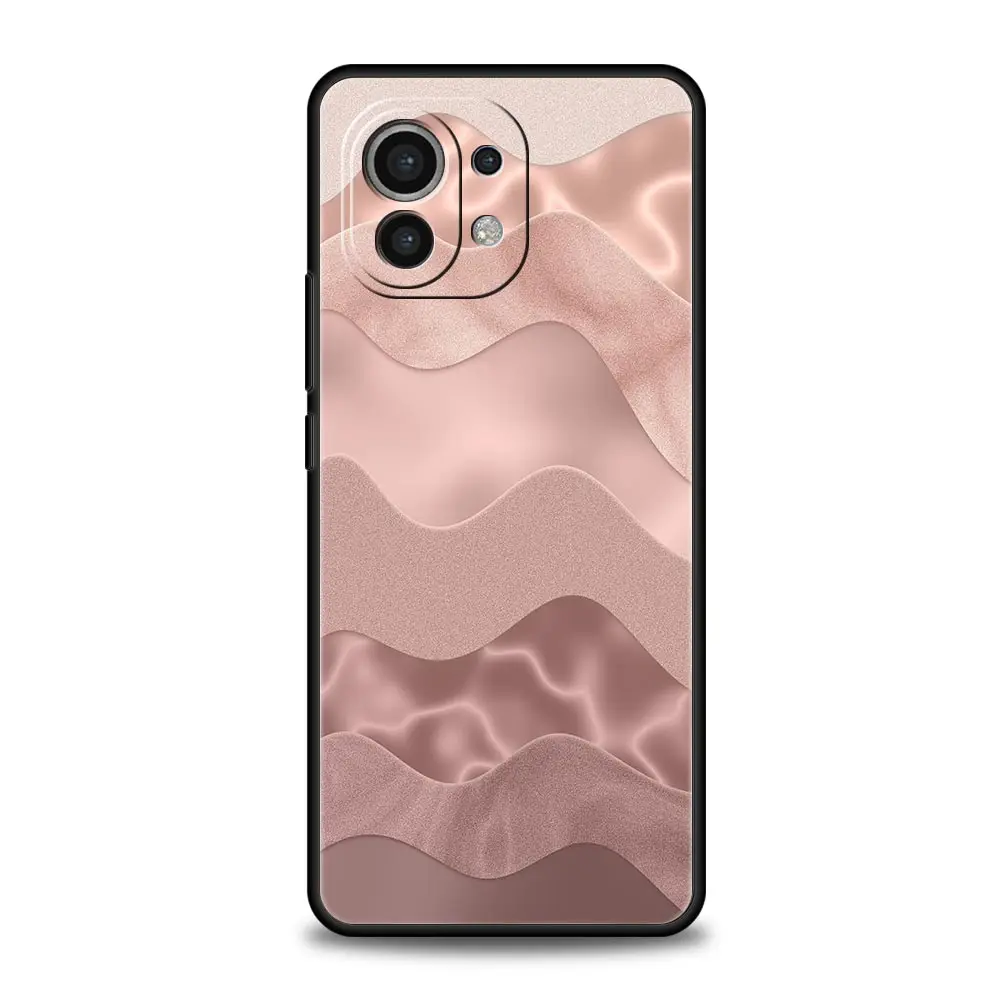 Elegant Rose Gold Art Soft TPU Phone Case
