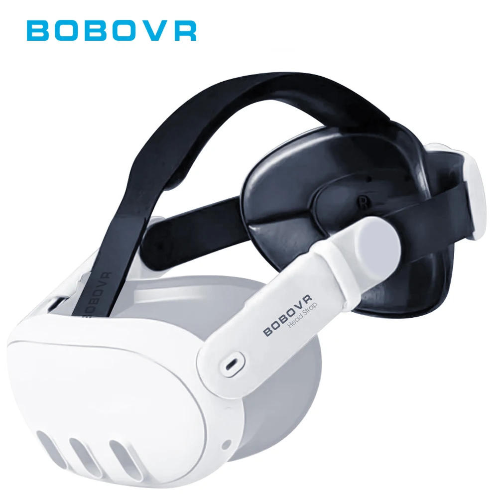 BOBOVR M3 PRO Comfort Battery Head Strap Compatible with Meta Quest 3  Replacement of Elite Strap Enhanced Playtime and Support