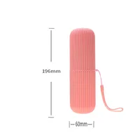 Travel Stripe Toothbrush Box Portable Wash Mouth Cup Brush Cup Set Teeth Set Teeth Set Teeth Jar Nordic Simple Toothbrush 6