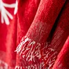 Red Christmas Blanket Sofa Cover Four Seasons Universal Sofa Cover Multifunctional Blanket Christmas Home Decoration Covers 3
