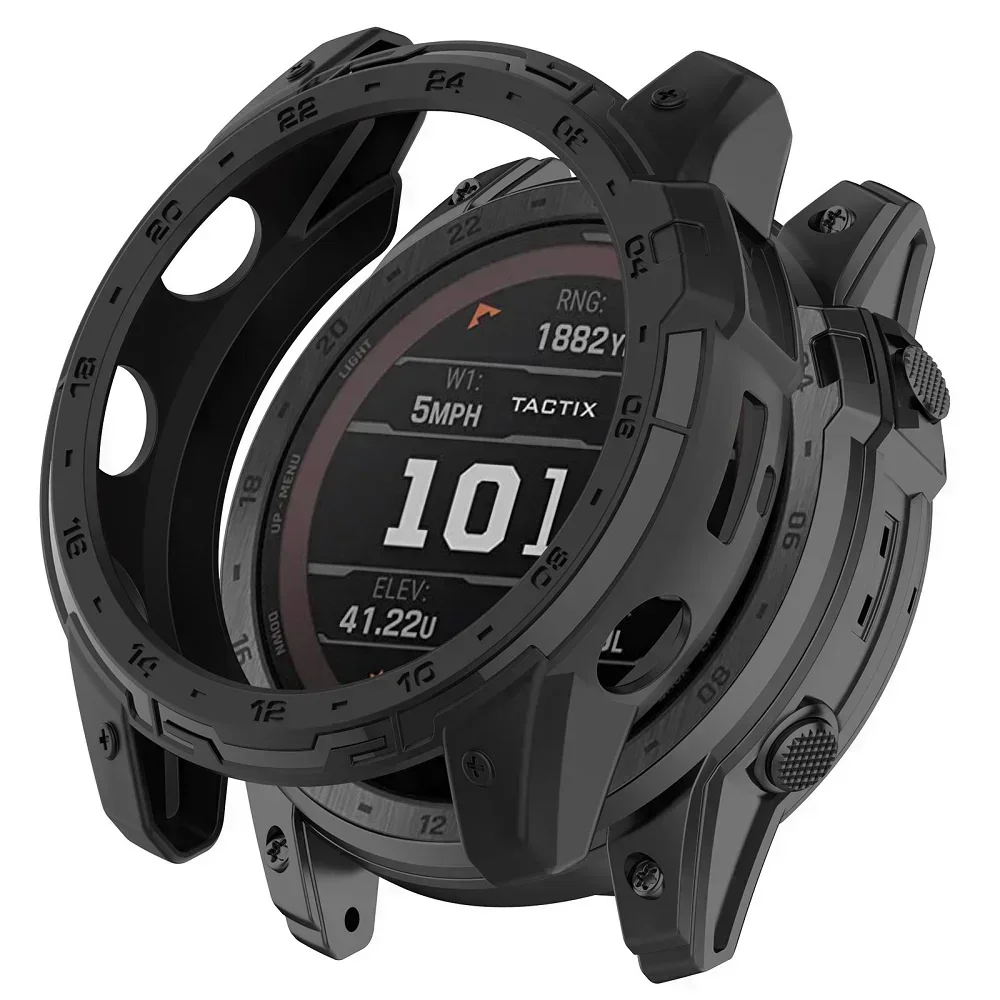 Soft Silicone TPU Watch Protective Case For Garmin Fenix 7X Pro 6X 5X Tactix 7 Pro Fenix 7 6 5 Enduro 2