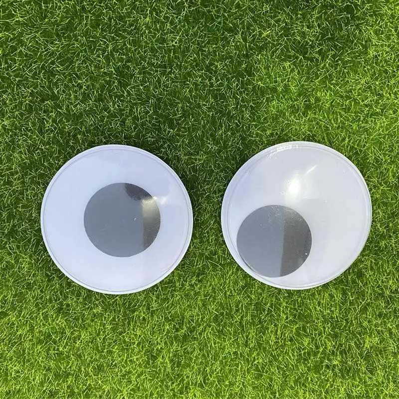 Cute Moving Eyeball Stickers 3D Large Wiggle Eye Decals Outdoor Garden Tree Decoration Stickers For Car Refrigerator Door Tree