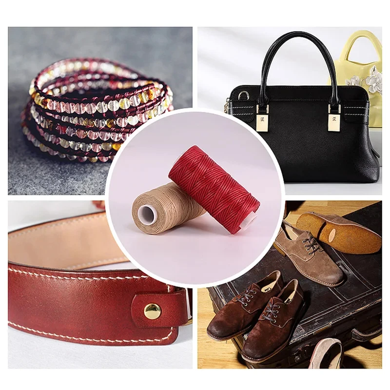 Leather Sewing Cord 4PCS 30M for DIY Handicraft Leather