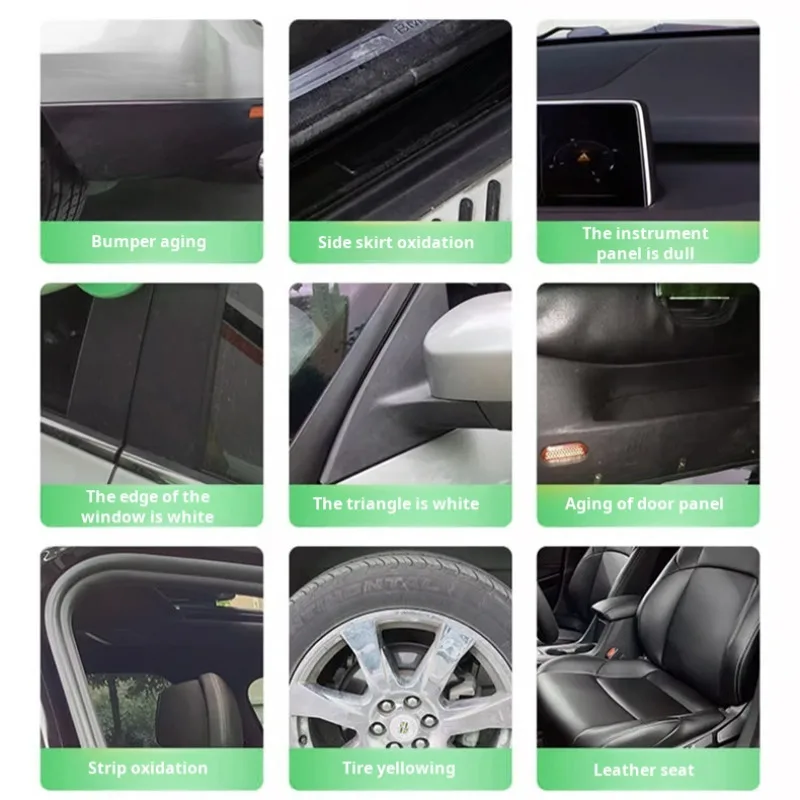 Car interior plastic refurbishment agent Dashboard wax special