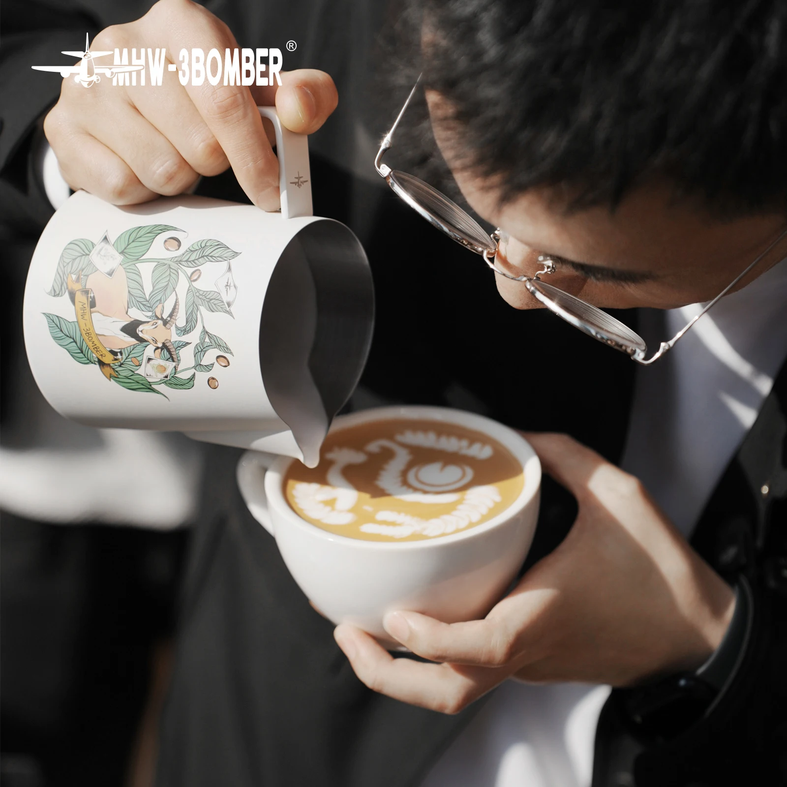 MHW-3BOMBER Milk Frothing Pitcher 600ml - إبريق مز...