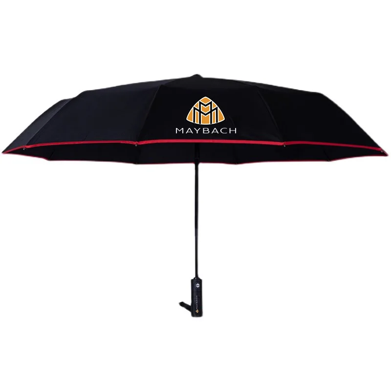 For Maybach W222 S450 S480 S580 S680 GLS450 GLS480 GLS600 Car Fully Automatic Folding Windproof Umbrella With Sunshade Umbrella