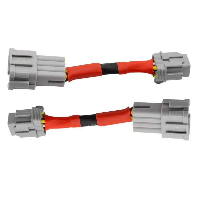 새로운 2Pcs 자동차 HID 배선 8-할로겐 6 헤드라이트 와이어 하네스 변환 어댑터 닛산 350Z 2003 2004 2005에 적합