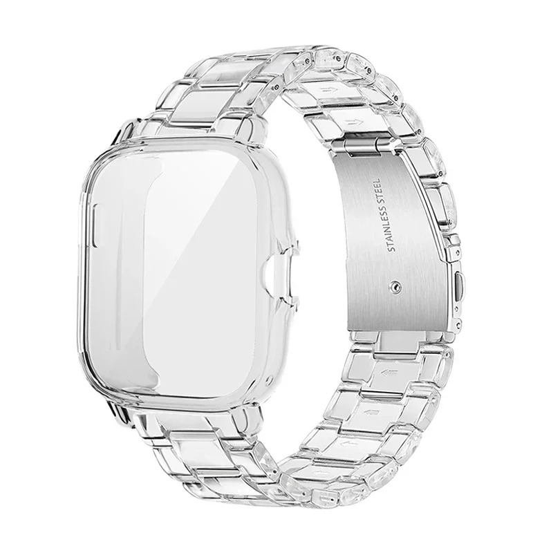 

Strap Case Protector For Amazfit GTS 4 Watchband Clear Resin Bracelet For Amazfit GTS 3 2 mini band Protective Cover bumper