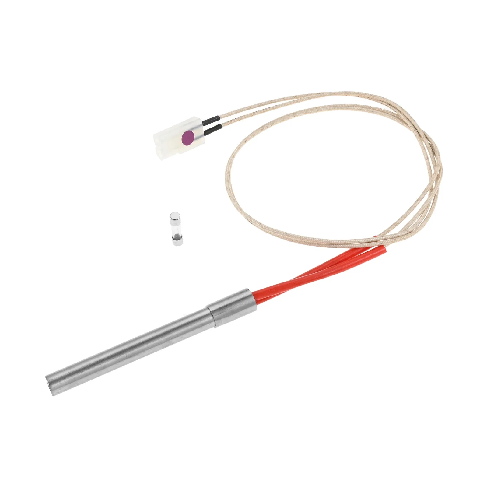 16801-20B Hot Rod Igniter with 1 Fuses Fit for Oklahoma Joe's Rider 600 900 Combo DLX Pellet Grill Igniter Rod Heating Element