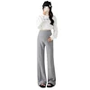 New Maternity Loose-Fit Fleece-Lined Petite Pants Autumn/Winter Style Microbell Bottoming Thickened Trousers For Pregnant Women 5
