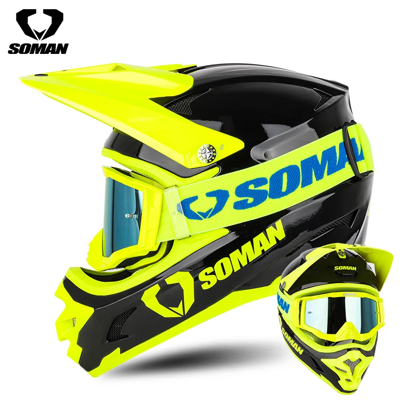Casco Soman Cross Precio SOMAN-Casco De Moto Todoterreno