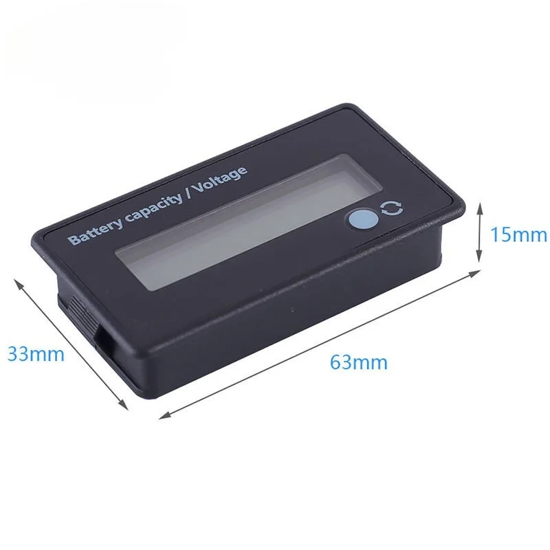 Multi-Voltage Battery Capacity and Voltage Monitor with Alarm
