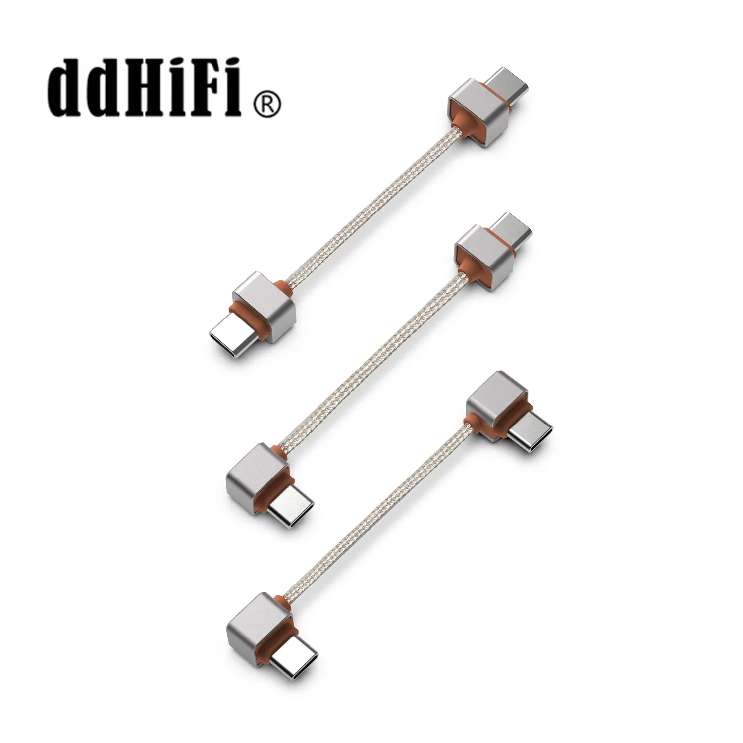 Premium USB OTG Audio Decoding Cable with Flexible Connectors, 8cm Length