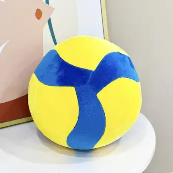 Simulatied Volleyball Plush Toys Ball Plush Toy Cute Volleyball Props Pillow Accompany Kids Soft Gifts for Boys Girls Room Decor