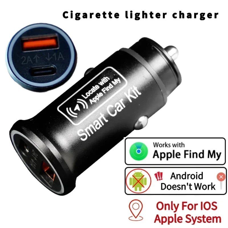 GPS Car Charger Tracker with Fast Charging and Locator