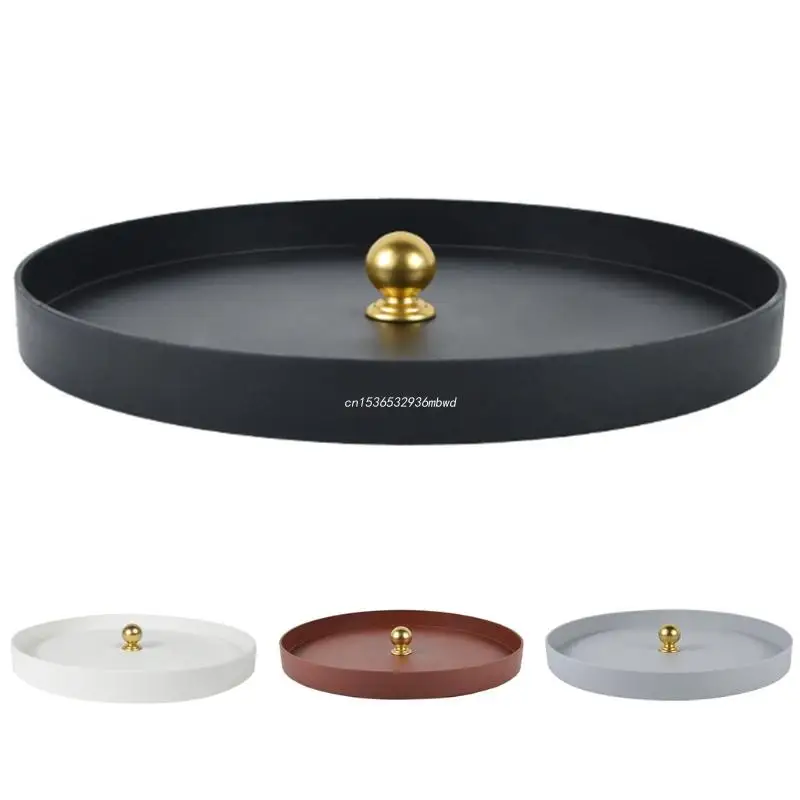 

Фотоорганайзер, лоток, Круглая Металлическая Витрина, портативный Стеллаж для хранения, Прямая поставка