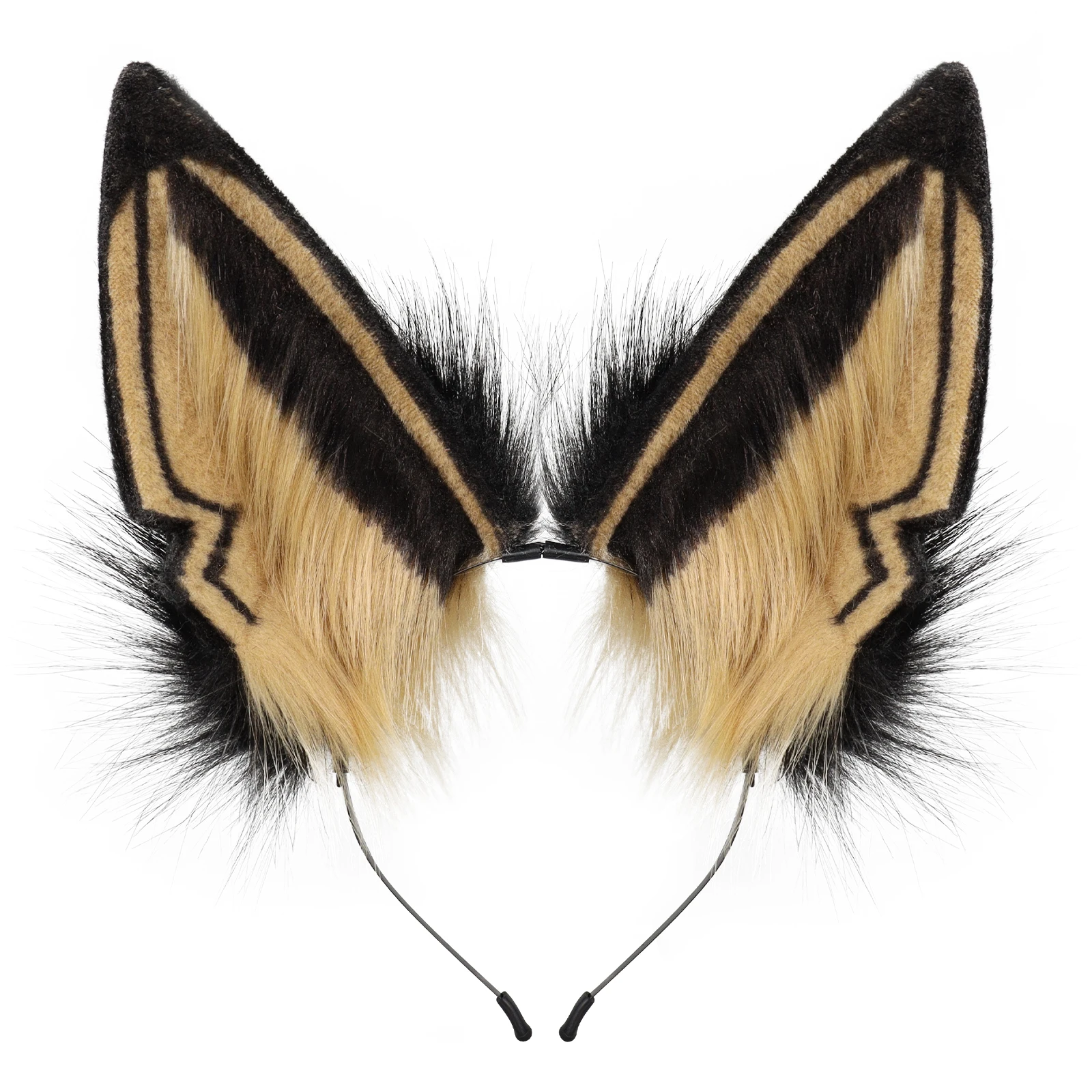 Tier Fuchs Wolf Ohren Stirnband handgemachte Frauen Männer Haar Hoop Cosplay Kopfbedeckung für Party – Detail 8