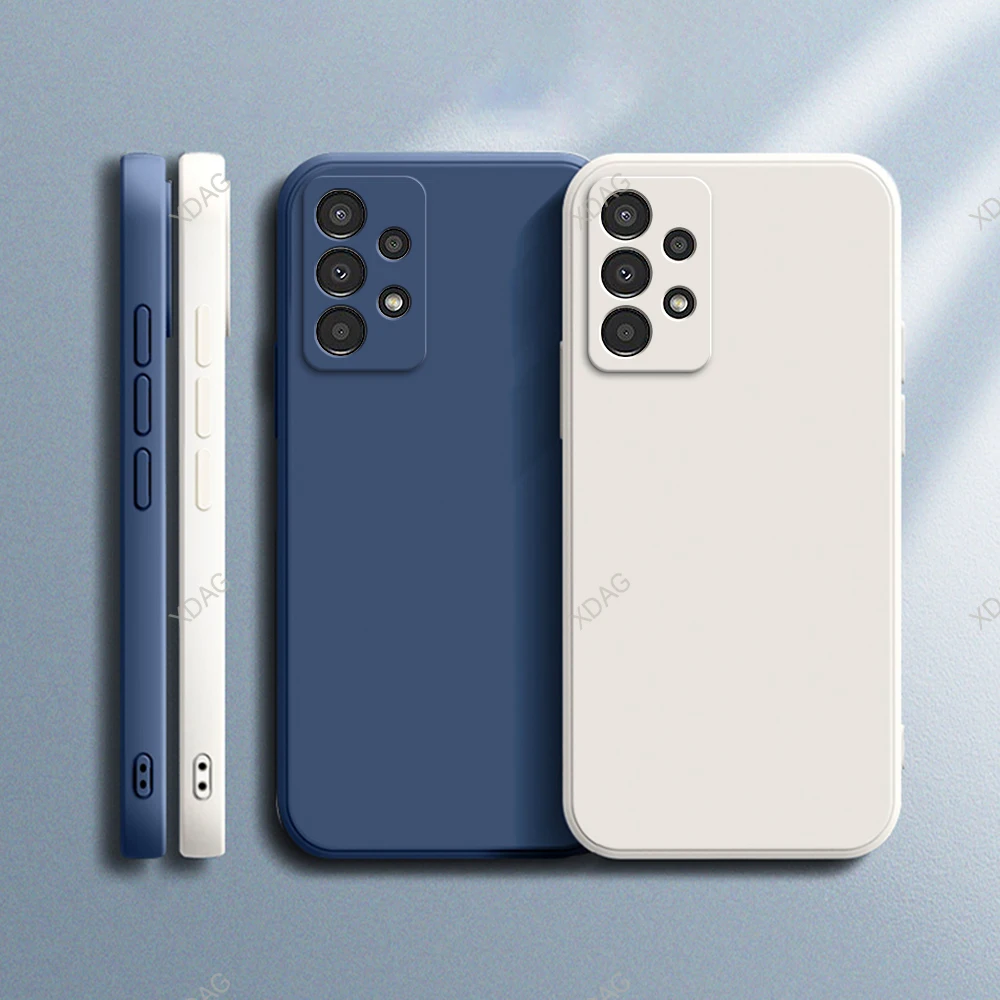 Classic Liquid Silicone Soft Back Cover – Simple Fashion Original Phone Case