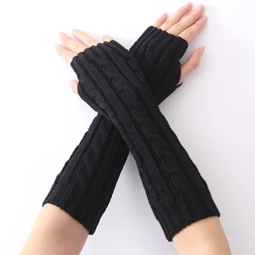 

Fingerless Gloves for Women Knit Arm Warmers Gloves Vintage Harajuku Y2k Gloves For Winter Gift