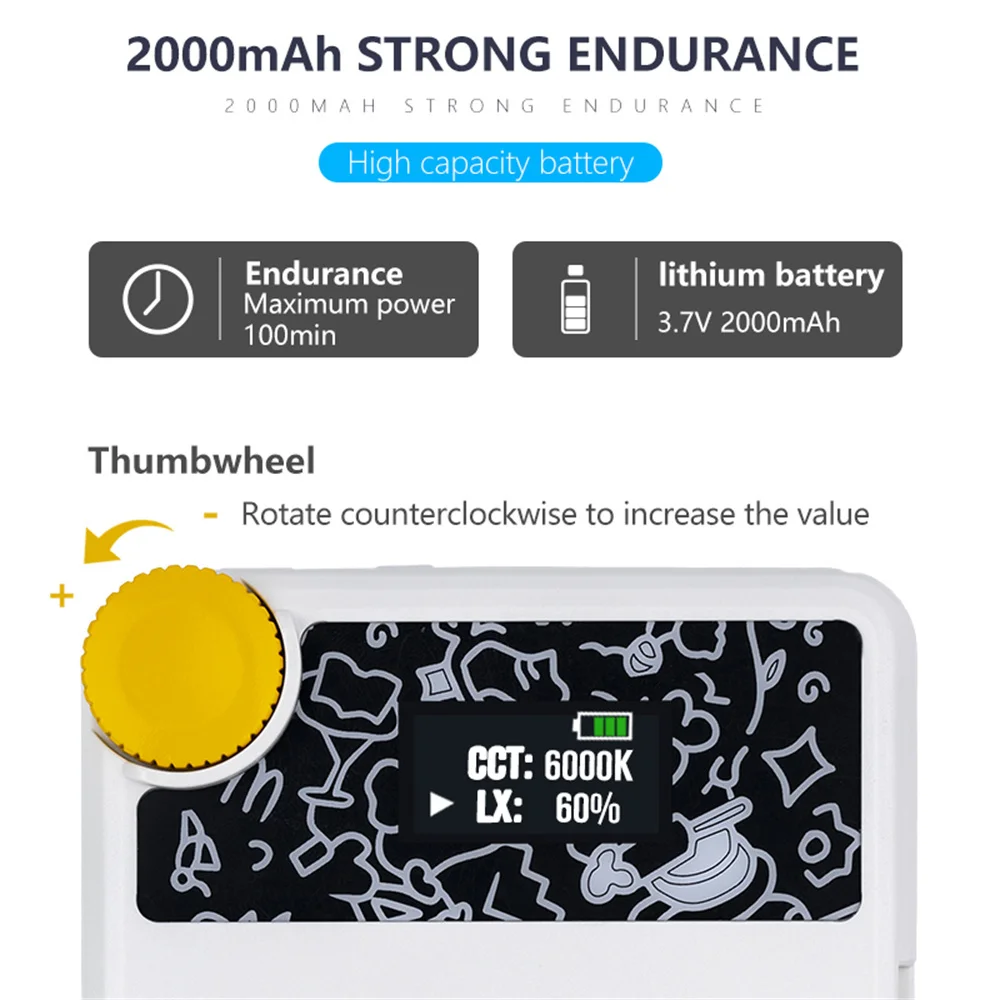 Luz de Preenchimento para Transmissão ao Vivo Luz de Preenchimento Ajustável Modo Clip-on Led Telefone Tablet Selfie Videoconferência Novo - Image 4