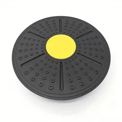 Yoga Balance Board for Fitness and Sensory Training Rehabilitation (Yellow)