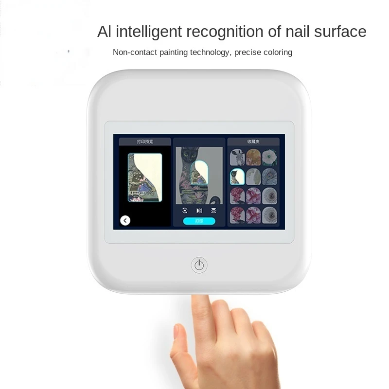 Portable 3D Touch Screen Mobile Nail Printing Machine Digital Intelligent  Nail Art Printer With Wifi Manicure Nail Art Equipment - AliExpress