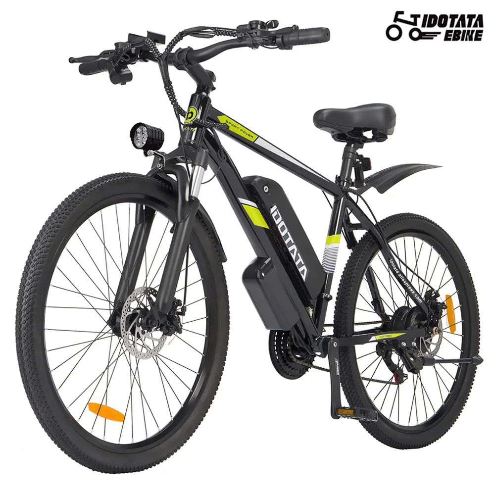 S26 Electric Bicycle 48V 12.8AH Lithium Battery 500W Adult Mountain Electric Bike 21Speed 36V