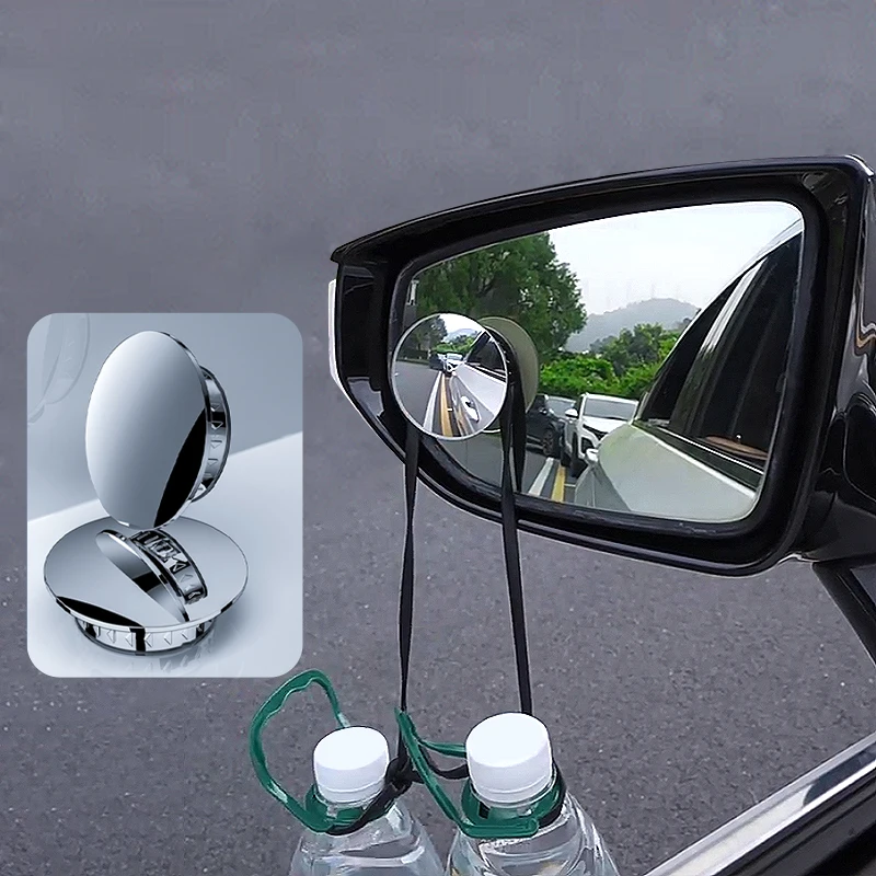 Wide Angle Convex Rear View Mirror with 360 Rotation for Cars