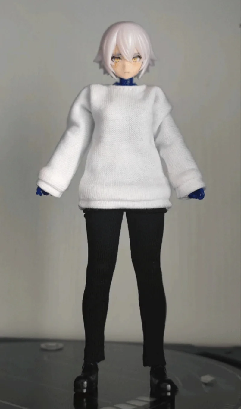 

1/12 Sodier Female Knit T-shirt&Leggings Pants for 6" azone12 figma shf 30ms