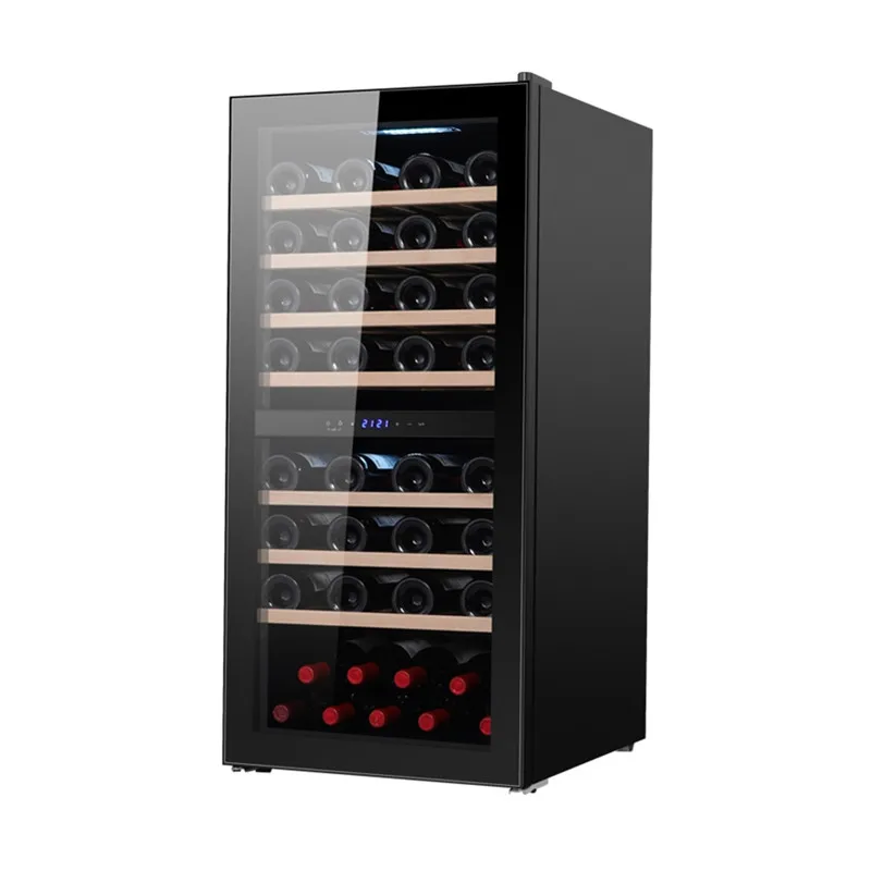 210L R600a vertical glass door stand up display Wine coolers Beverage coolers