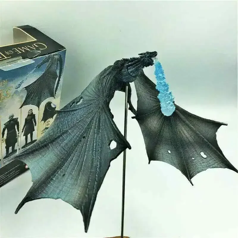 

Hot Game Of Thrones Frost Wyrm Viserion Black Dragon Movable Action Figure Model Toys Desk Decor Funny Chidren Birthday Gift