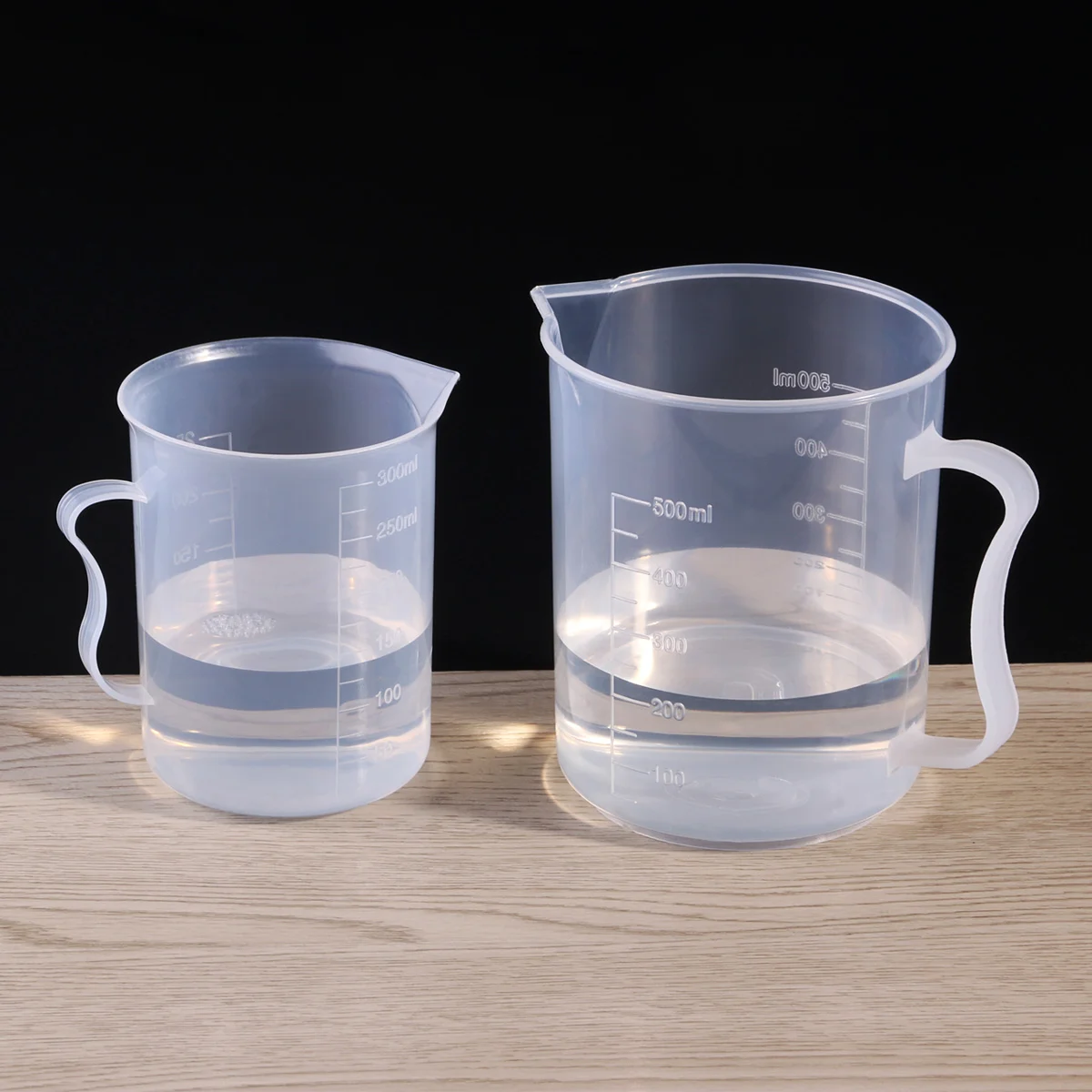 

UEETEK / / / / Measuring Cup Labs Plastic Graduated Beakers Liquid Measure JugCup Container