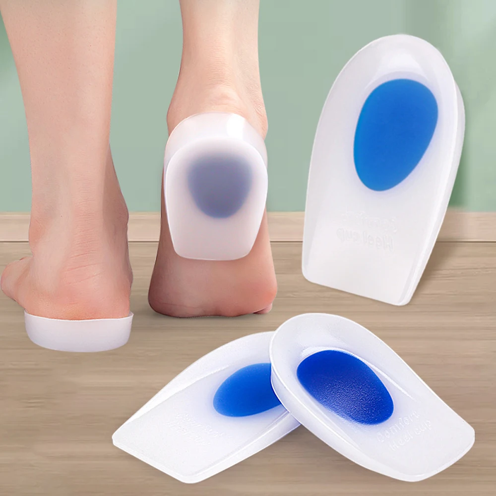【Free Returns】 Best Gel Heel Inserts For Plantar Fasciitis Silicone Soft Resilience Support Calcaneal Spur Absorb Heel Pressure Inserts