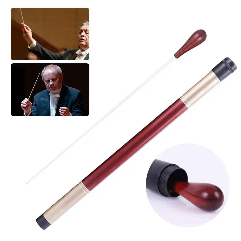 Description Picture 2 of itemMusic Conductor Baton Band Director Stick Rhythm Music Wand Orchestra Concert Conducting With Pear Shaped Handle