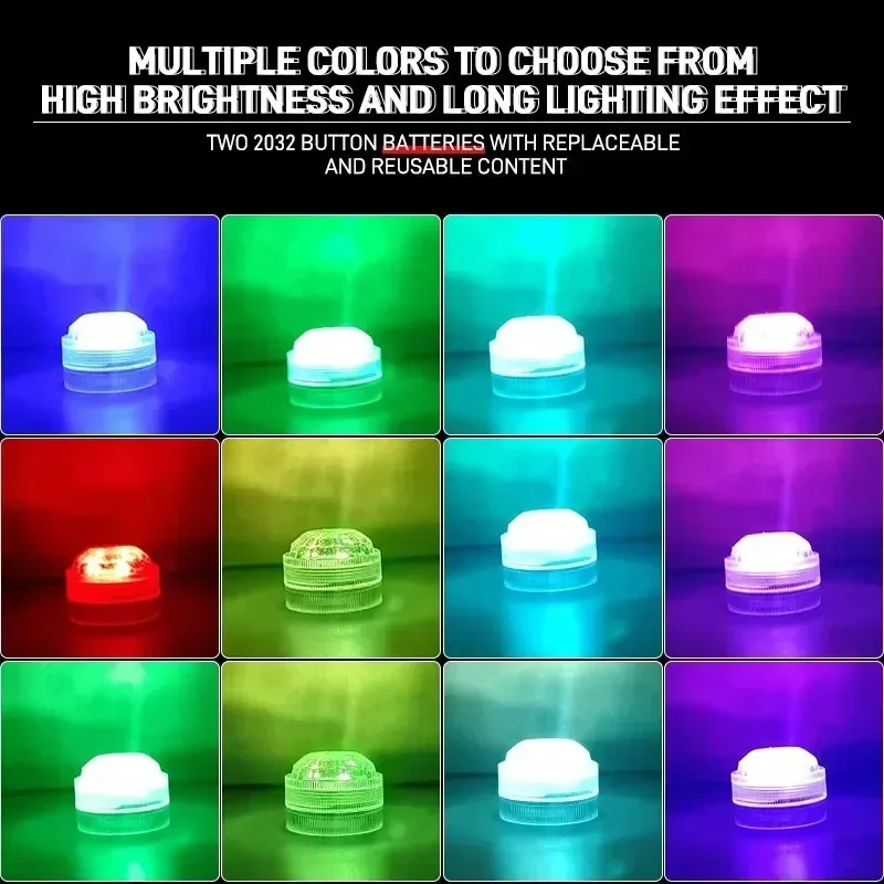 LED Car Interior Luce ambientale Decorazione Adesivo wireless Coda di bicicletta Auto Tetto Piede Atmosfera Lampada Luci subacquee con diamanti - Image 6