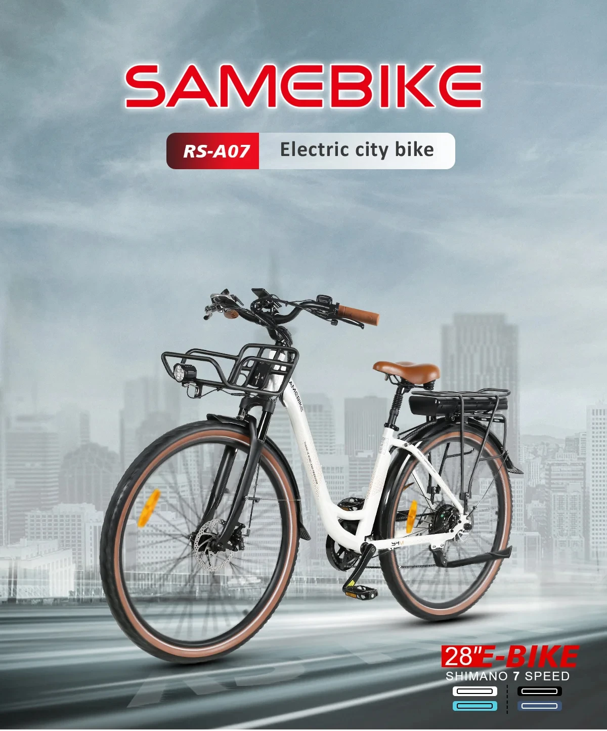 Samebike RS-A07 Front View