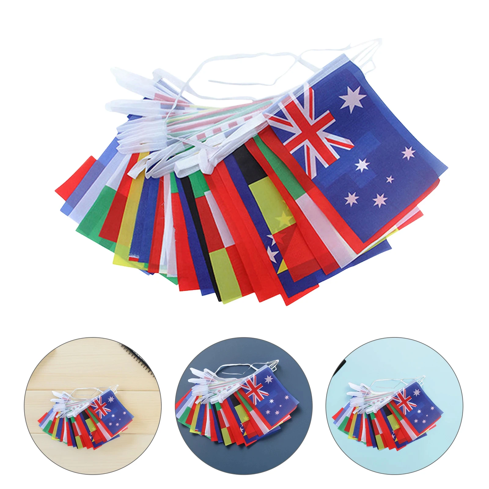 2026 Football Cup Flag 14x21cm Small World Flag Hanging Flag Bar Store Supermarket Cup banner for decoration - Image 2