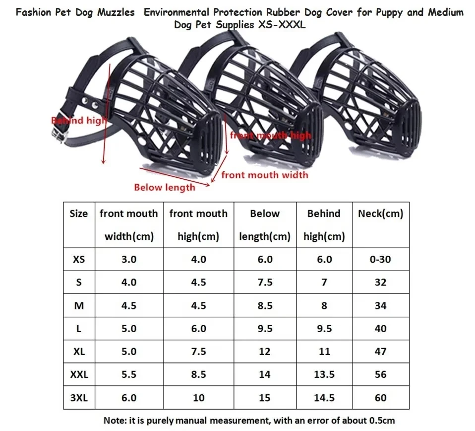 Soft Plastic PU Leather Strong Dog Muzzle Basket Design Anti-biting Adjusting Straps Mask Dog Muzzle for Small Medium Large dog muzzle