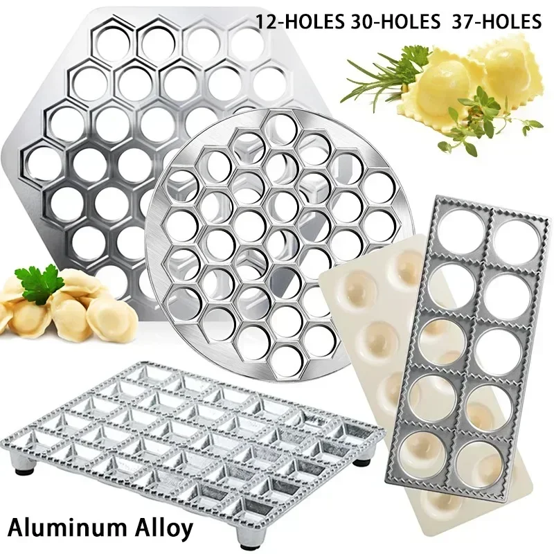 DIY Ravioli Mold Dumpling Mould Dumpling Maker Ravioli Maker Mould Alloy Aluminum Ravioli Stamp Cutter Mold Kitchen Accessories