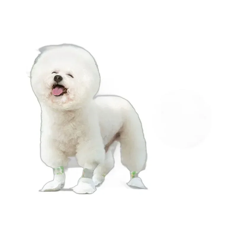 일회용 더러운 방지 개 발 커버, 더러운 신발 방지 커버, 개 산책 유물, 강아지 양말, 방수 더러운 미끄럼 방지