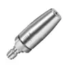 Turbo Nozzle for Pressure Washer Rotating for Hot and Cold Water With 1/4 Quick Connect Stainless Steel 3625 PSI 1