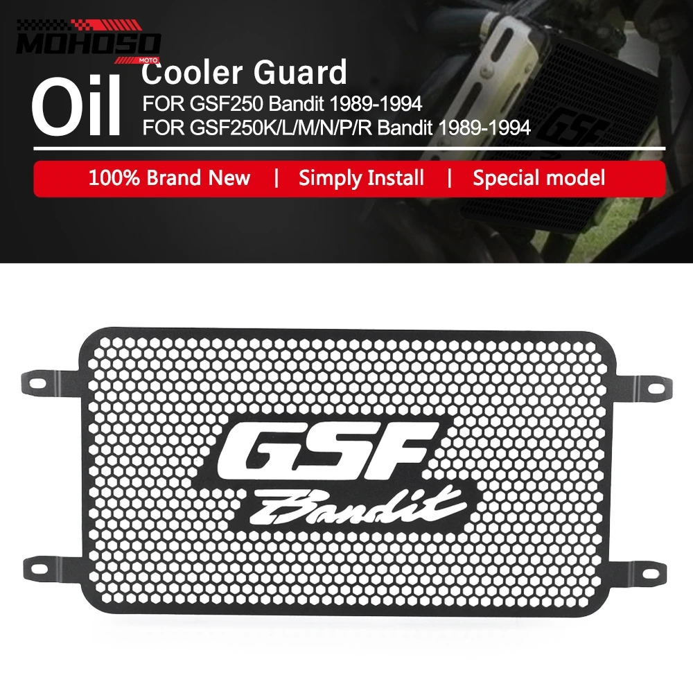 

Oil Cooler Guard GSF 250 250K Radiator Guard Protector Cover FOR SUZUKI GSF250 GSF250K/L/M/N/P/R Bandit 1989-1991 1992 1993 1994