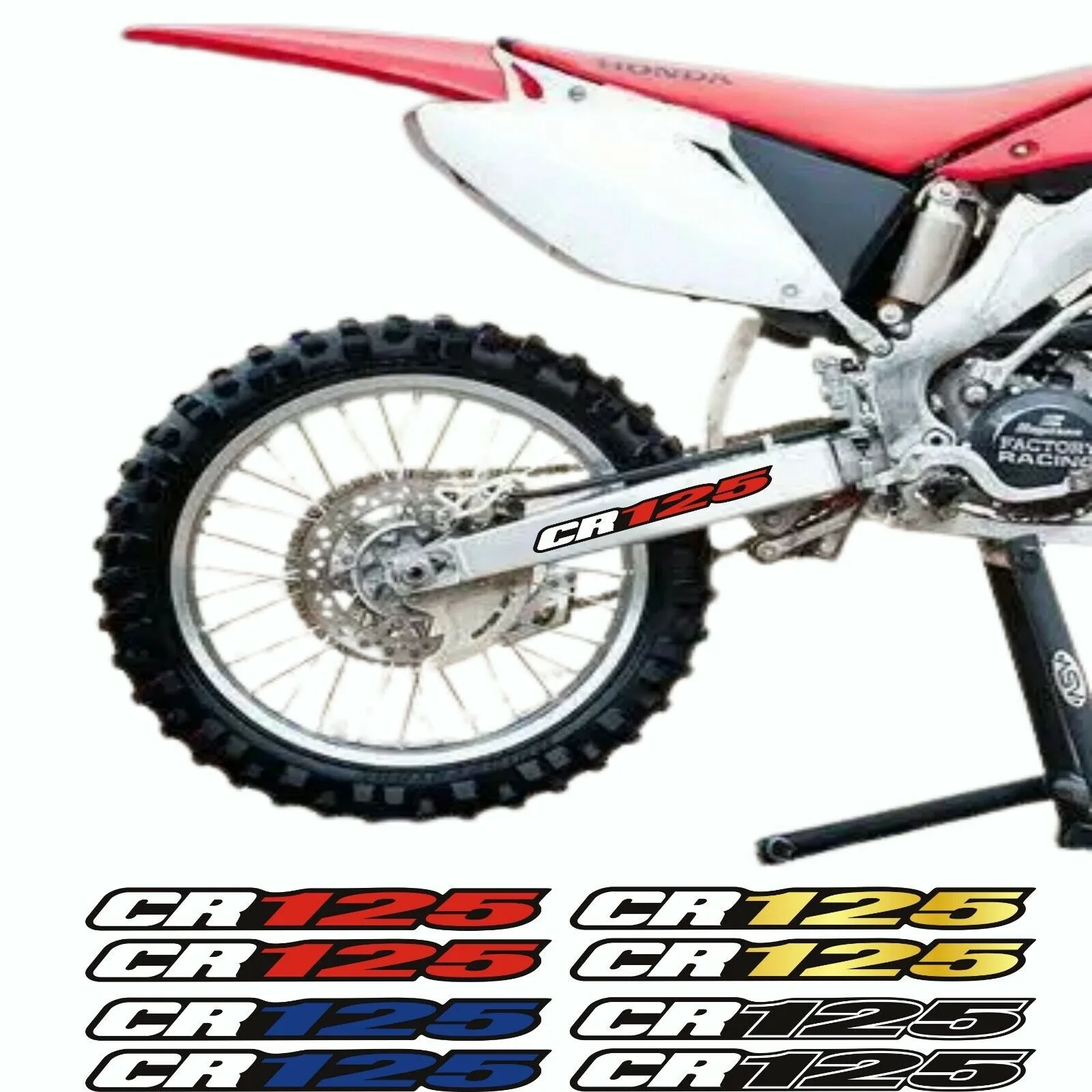 Наклейки на воздушный бокс для HONDA CR 125 CR125M CR125R 1973-2008