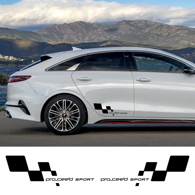 Für kia ceed 1 2 3 gt linie jd sw ed autotür seiten aufkleber sport stil  stilvolle grafiken vinyl dekor aufkleber tuning auto zubehör