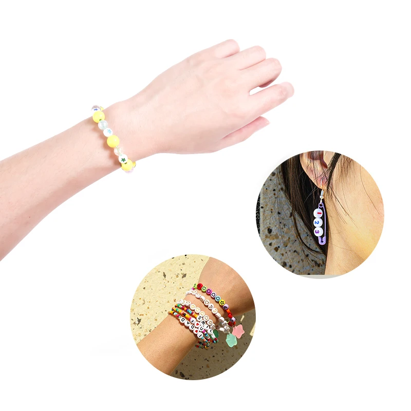 50 Pz Mezza Placcatura Vetro Sfaccettato Distanziatore Sciolto - Foto 10