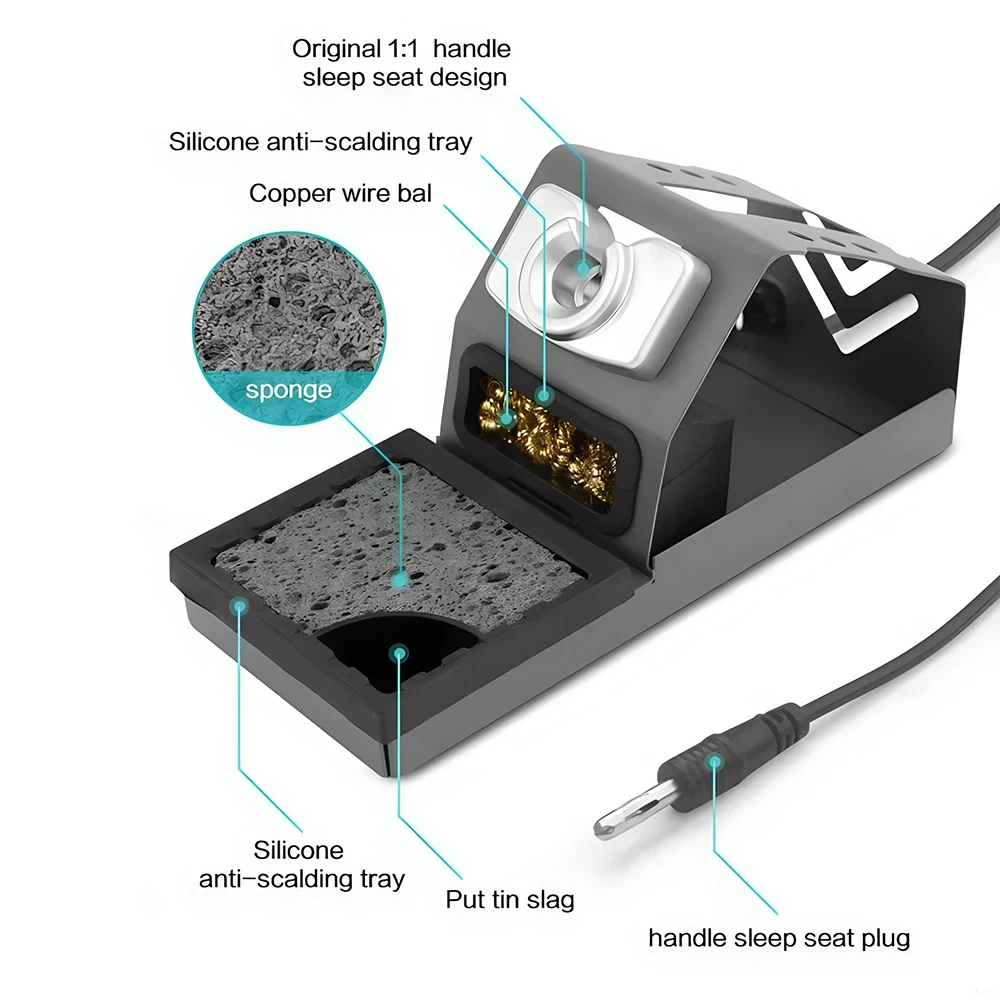 OSS T245 Solder Station 130W intelligence Digital display Constant temperature With C245 Tips Mobile phone Repair Welding Tools 5