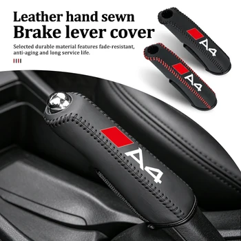 Copri Freno a Mano per Auto, Antigraffio e Antiscivolo, Accessori Auto per Audi ABT SLINE A1 A2 A3 A4 A5 A6 A7 A8 Quattro TT SQ8